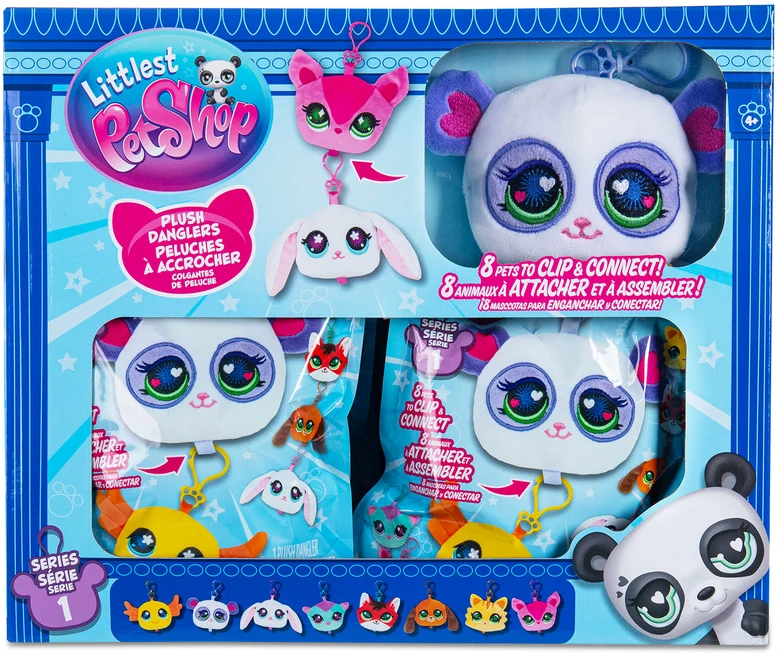 Littlest Petshop Littlest Pet Shop - pliušinis žaisliukas su akląja dėžute (00741)