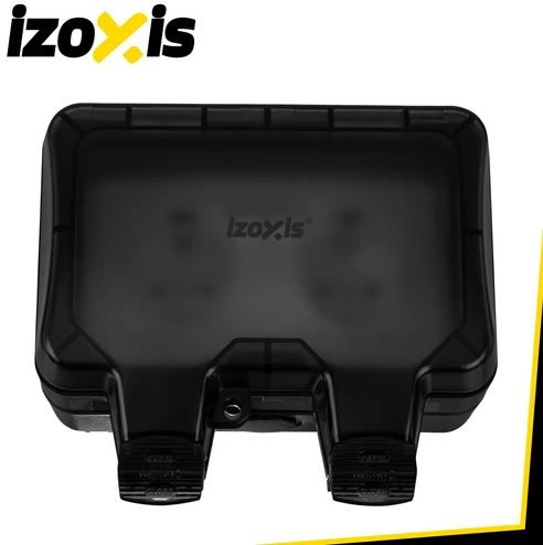 Double external socket 17x11x10cm Izoxis