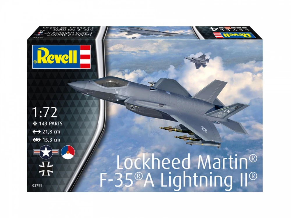 Revell Lockheed Martin F-35A Lightning II plastikinis modelis 1/72
