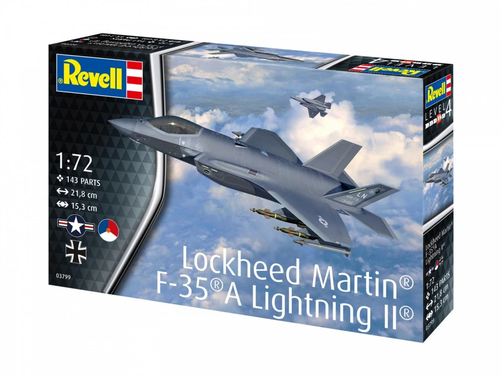 Revell Lockheed Martin F-35A Lightning II plastikinis modelis 1/72