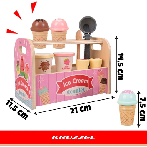 Wooden ice cream parlor - Kruzzel shop
