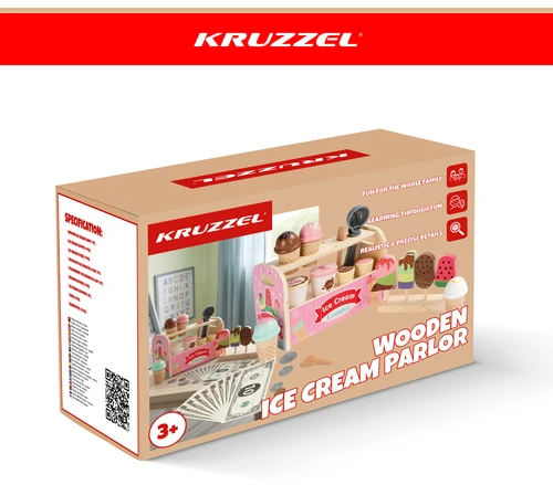 Wooden ice cream parlor - Kruzzel shop