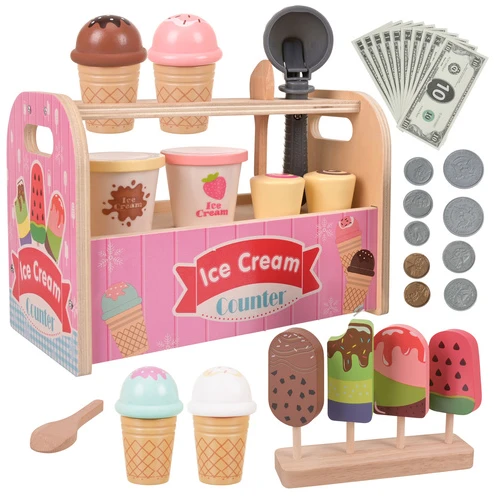 Wooden ice cream parlor - Kruzzel shop