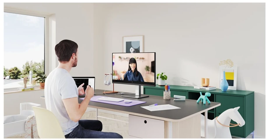 Internetinė kamera Logitech Brio 300, balta