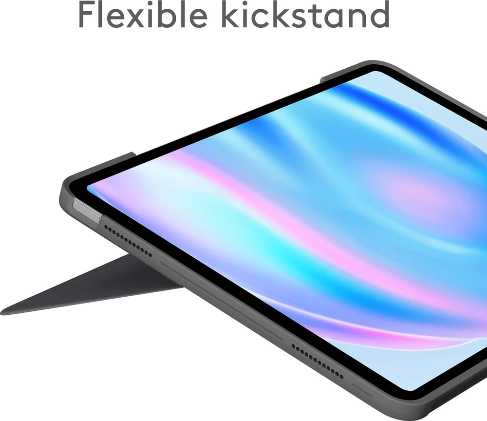 „Logitech“ – „Combo Touch“, skirtas „iPad Air 13“ (M2) – OXFORD Pilkas – PAN – NORDIC