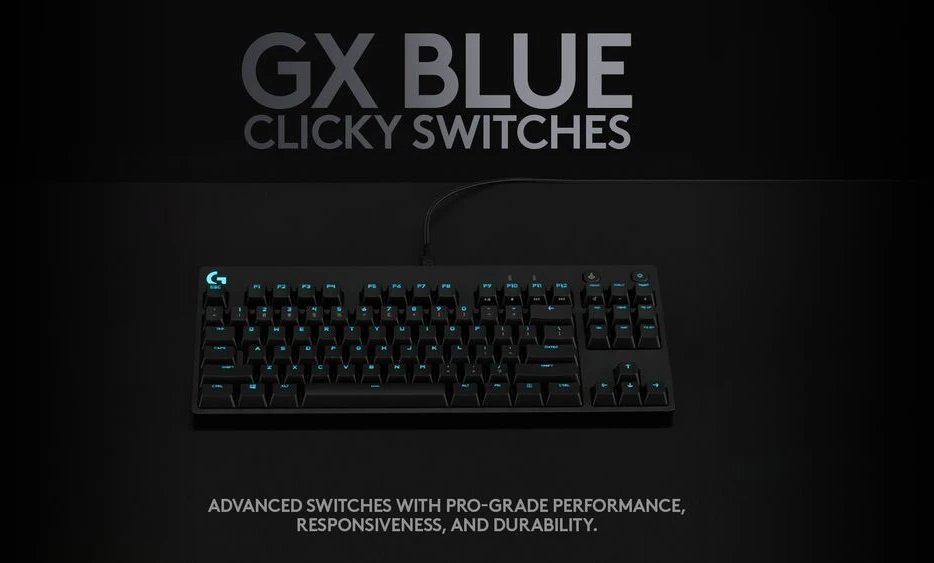 „Logitech G PRO“ mechaninė žaidimų klaviatūra – juoda – USB – Šiaurės šalių