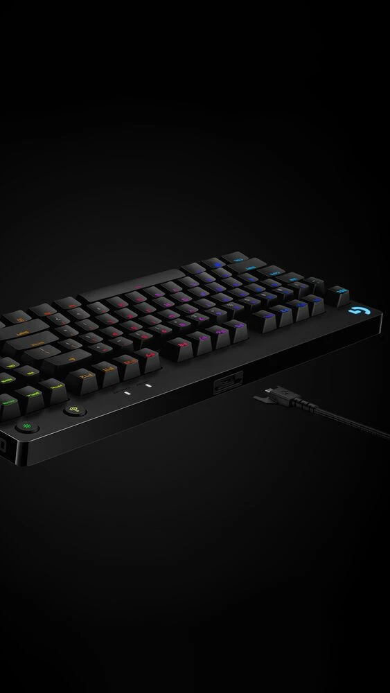 „Logitech G PRO“ mechaninė žaidimų klaviatūra – juoda – USB – Šiaurės šalių