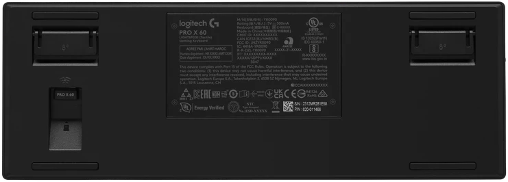 „Logitech“ – „G PRO X 60 LIGHTSPEED“ belaidė žaidimų klaviatūra – Šiaurės šalių