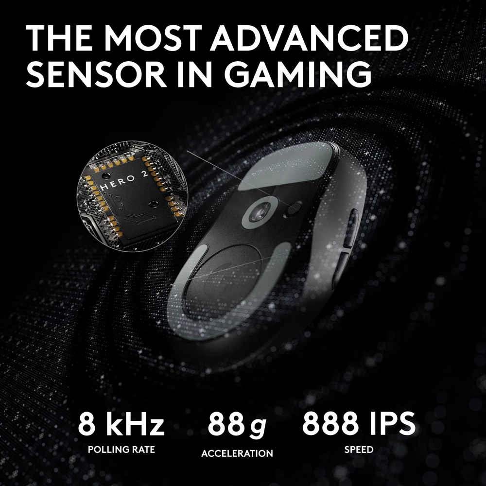 „Logitech G Pro X Superlight 2 Lightspeed“ belaidė žaidimų pelė