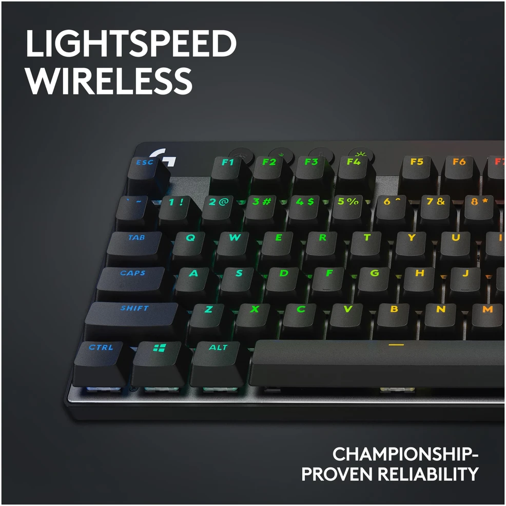 LOGITECH G PRO X TKL LIGHTSPEED Mechaninė klaviatūra žaidimams - Juodas - NORDIC - LINEAR