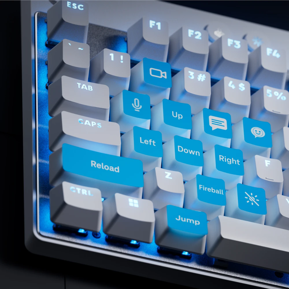 „Logitech G-PRO X TKL RAPID“ žaidimų klaviatūra be klavišų