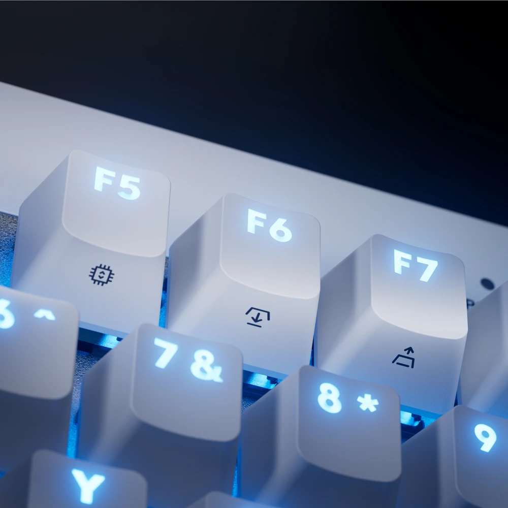 „Logitech G-PRO X TKL RAPID“ žaidimų klaviatūra be klavišų