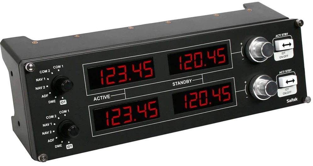 Logitech Pro Flight Radio Panel Skraidymo simuliatorius
