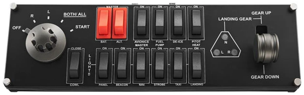 Logitech Pro Flight Switch Panel Skraidymo simuliatorius