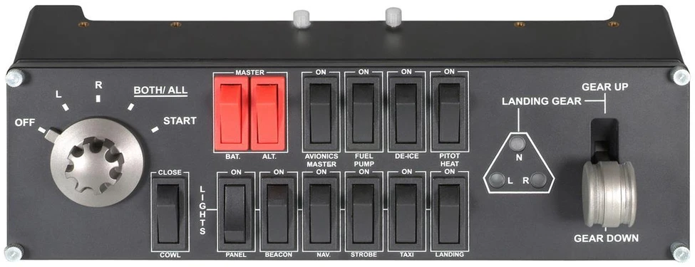 Logitech Pro Flight Switch Panel Skraidymo simuliatorius