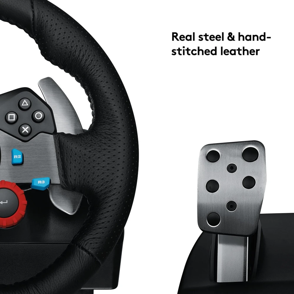 Žaidimų vairas Logitech G29 Driving Force PS5/PS4 PS3//PC Gaming steering wheel
