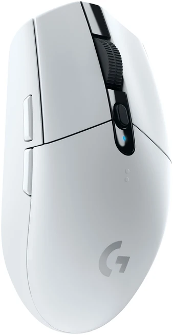 „Logitech G305“ belaidė žaidimų pelė, balta