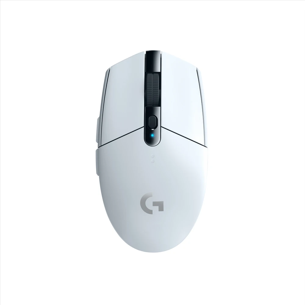 „Logitech G305“ belaidė žaidimų pelė, balta