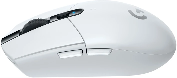 „Logitech G305“ belaidė žaidimų pelė, balta