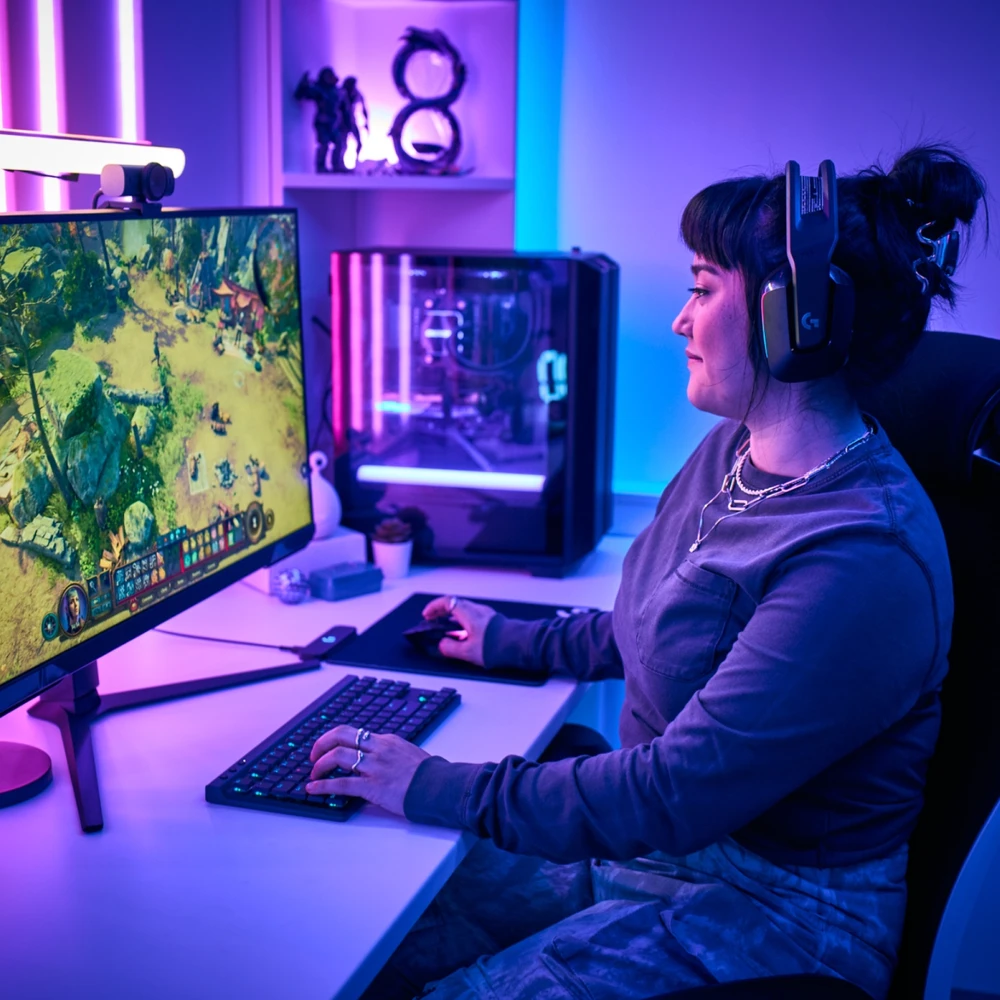 Belaidė klaviatūra Logitech G515 LIGHTSPEED TKL, Juodos spalvos, Išdėstymas: Šiaurės šalių