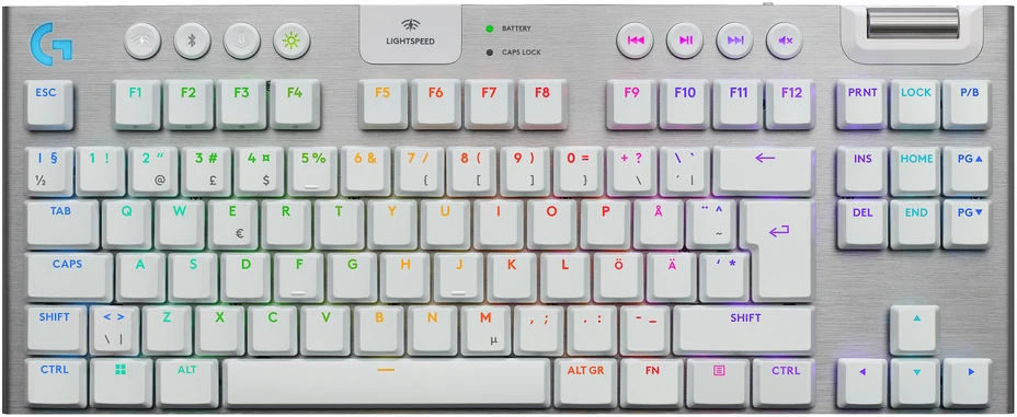 „Logitech“ – „G915 X LIGHTSPEED TKL“ žemo profilio belaidė žaidimų klaviatūra