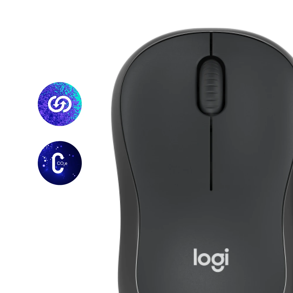 Belaidė pelė Logitech M240 Silent Bluetooth Mouse, grafito spalvos