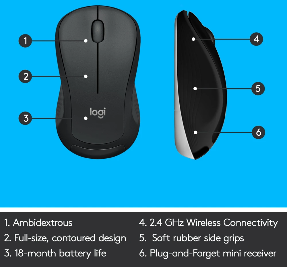 Belaidis pelės ir klaviatūros rinkinys Logitech MK540 Advanced, išdėstymas: Nordic (Qwerty)