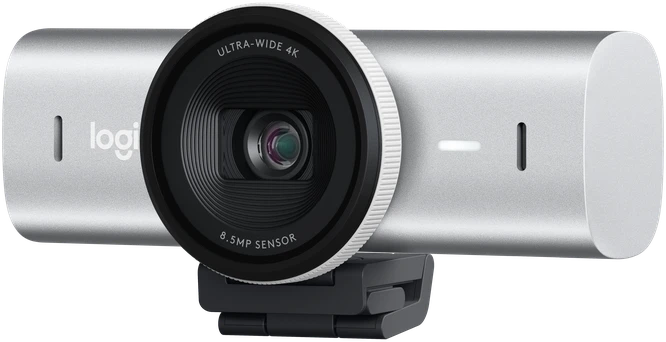 Logitech MX Brio 4K Ultra HD internetinė kamera, spalva: šviesiai pilka (960-001554)