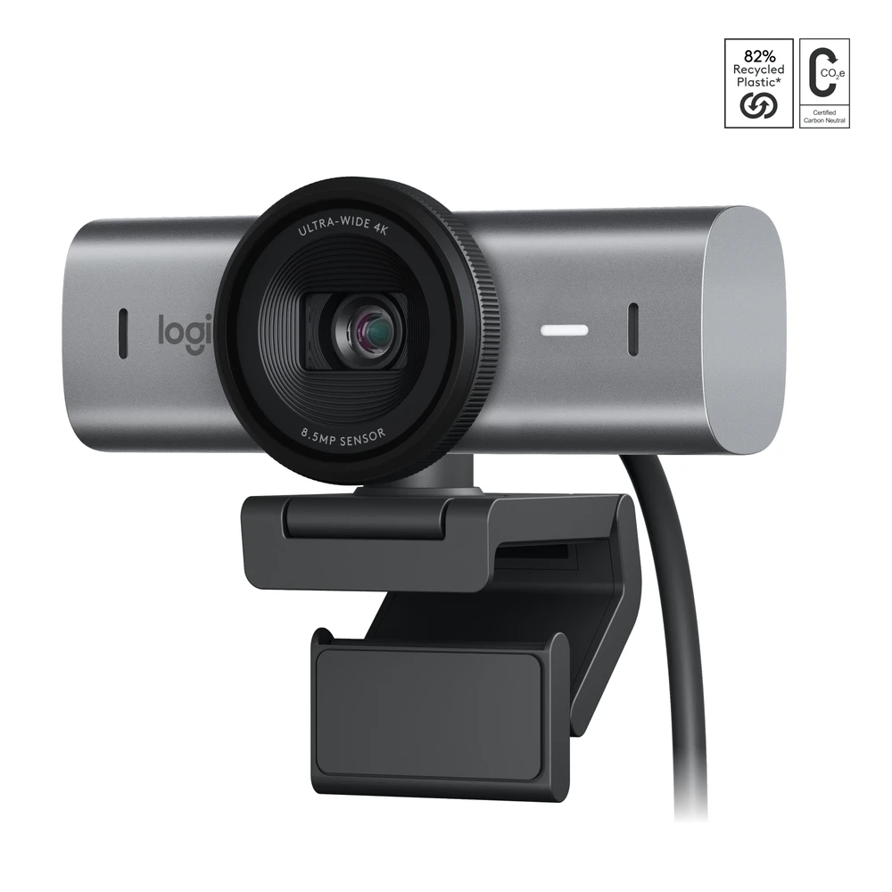 Logitech MX Brio 4K Ultra HD internetinė kamera, spalva: grafito (960-001559)