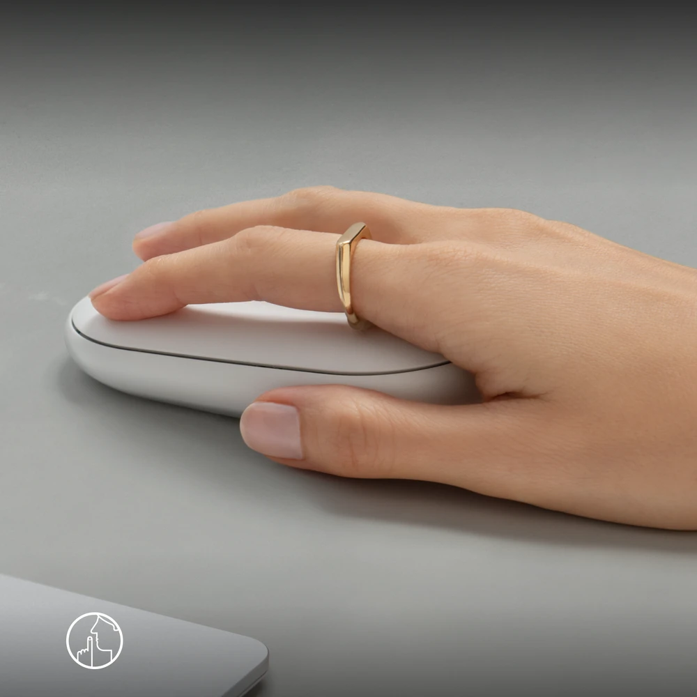 Belaidė pelė Logitech Pebble Mouse 2 M350s, Balta
