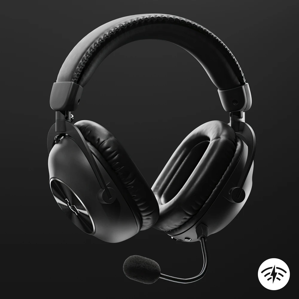 Logitech G PRO X 2 Lightspeed belaidės ausinės žaidimams, Juodos
