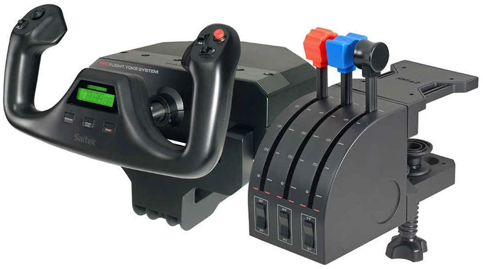 Logitech Pro Flight Yoke System Skraidymo simuliatorius