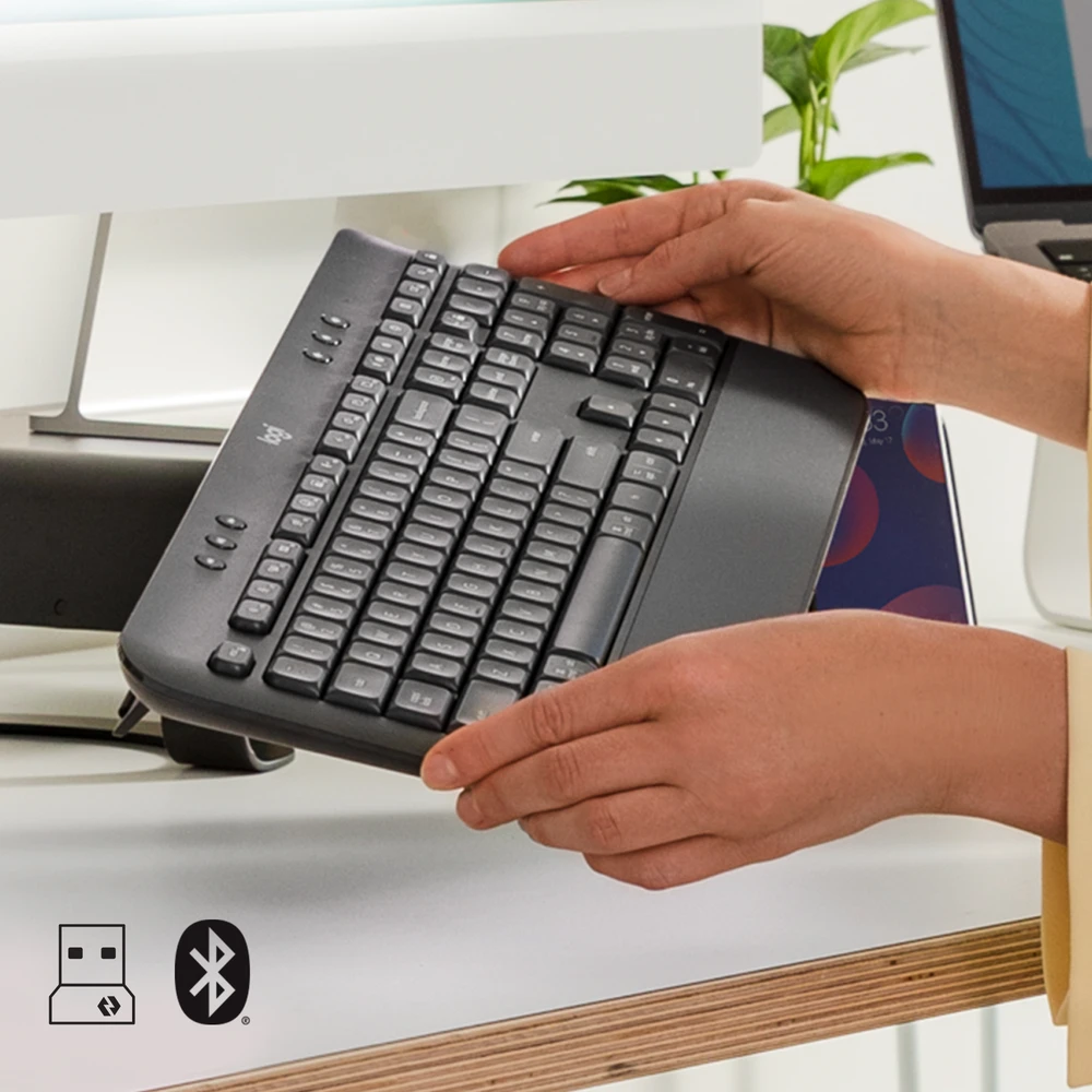 LOGITECH K650 SIGNATURE Bluetooth klaviatūra - GRAPHITE - NORDIC