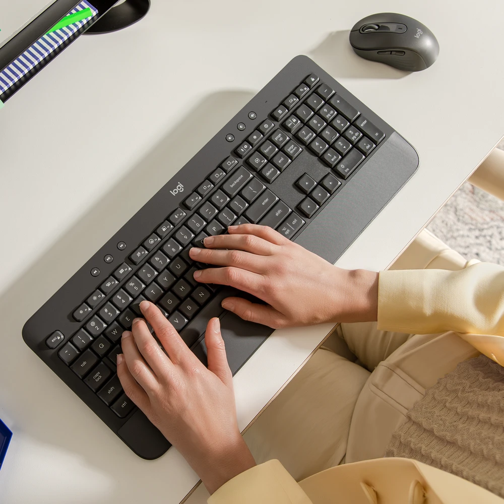 LOGITECH K650 SIGNATURE Bluetooth klaviatūra - GRAPHITE - NORDIC