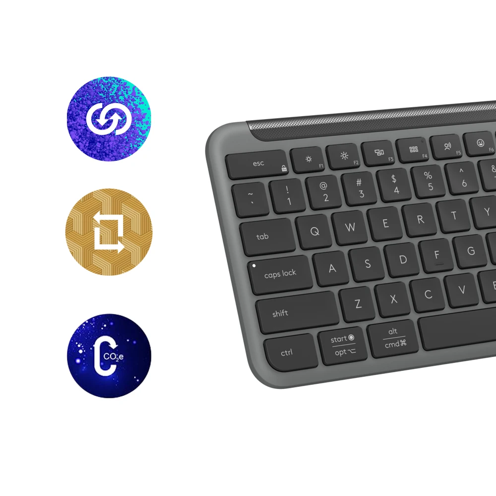 „Logitech“ – „Signature Slim“ belaidė klaviatūra K950 Nordic