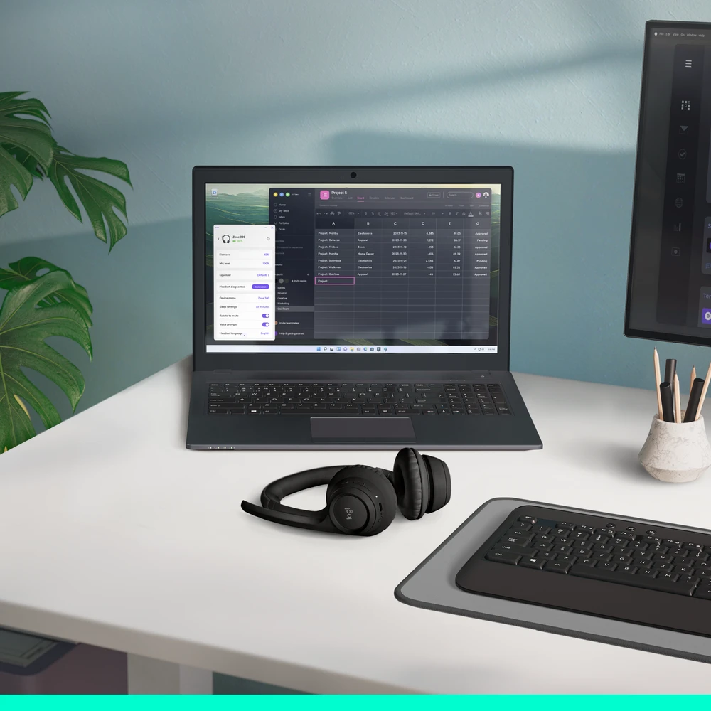 Logitech ZONE 300 - ZONE 300 - Juodas - EMEA 28-935
