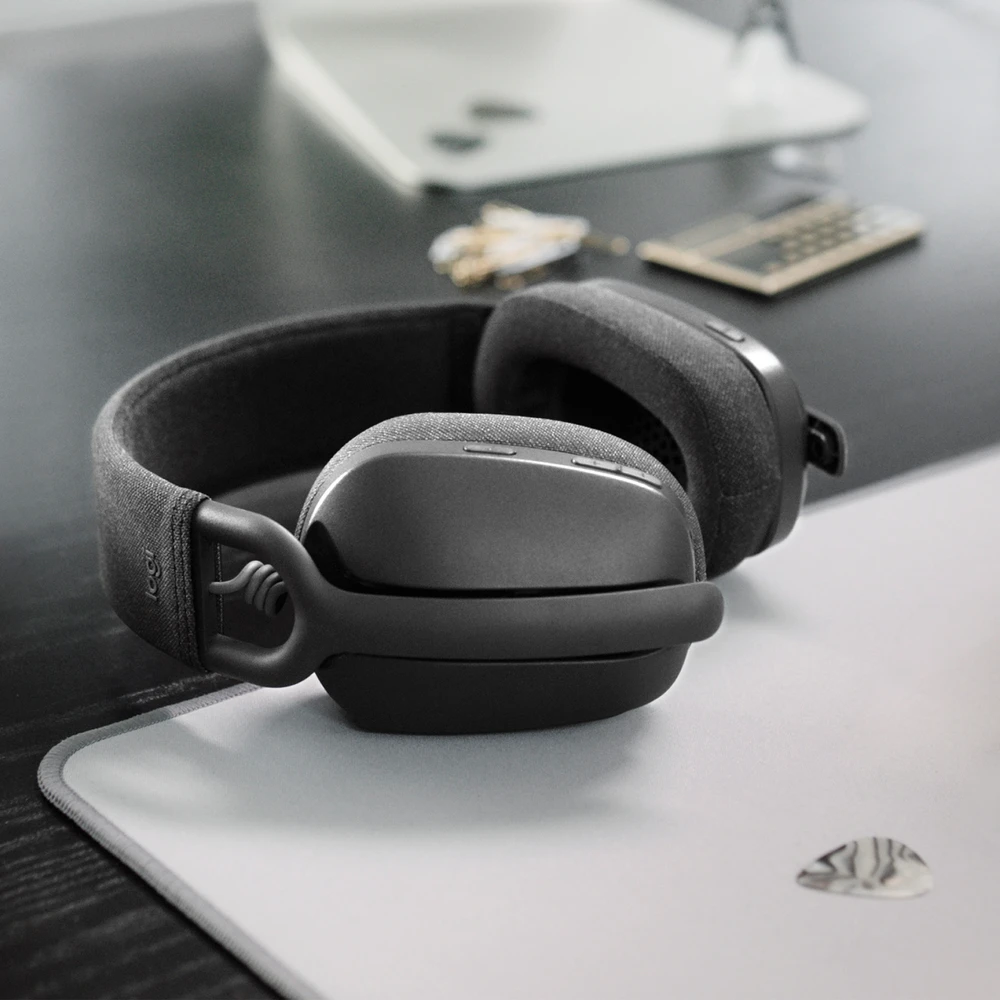 Logitech Zone Vibe 100 belaidės ausinės, Juodos