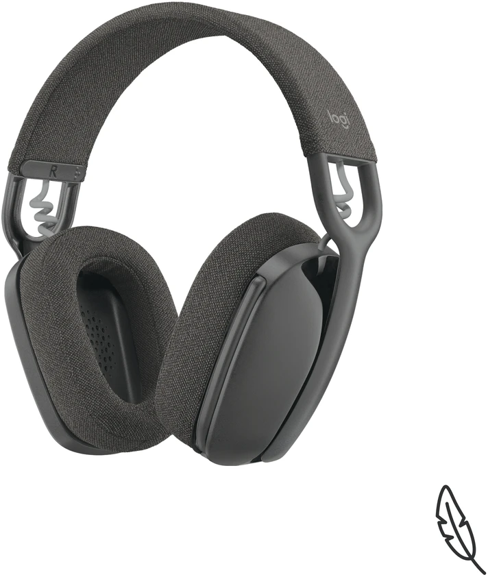 Logitech Zone Vibe 100 belaidės ausinės, Juodos