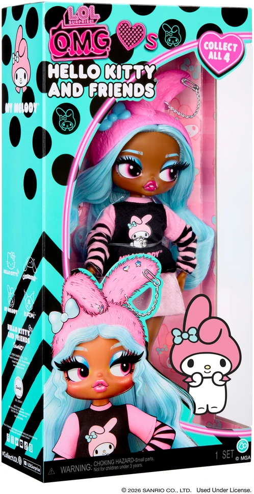 L.O.L Surprise L.O.L. - OMG Hello Kitty mados lėlė – Mano melodija (249887)