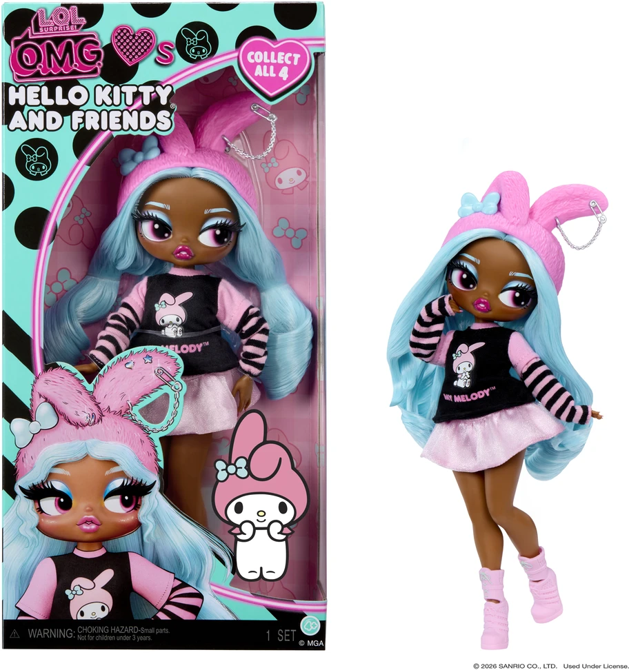 L.O.L Surprise L.O.L. - OMG Hello Kitty mados lėlė – Mano melodija (249887)