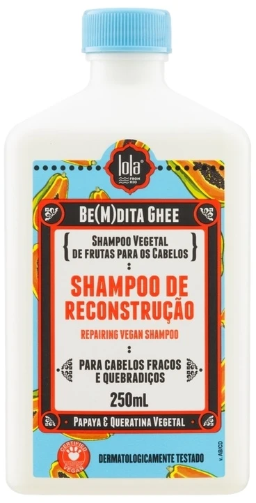 Lola Cosmetics Be(m)dita Ghee Papaya y Keratina Vegetal, 250 ml