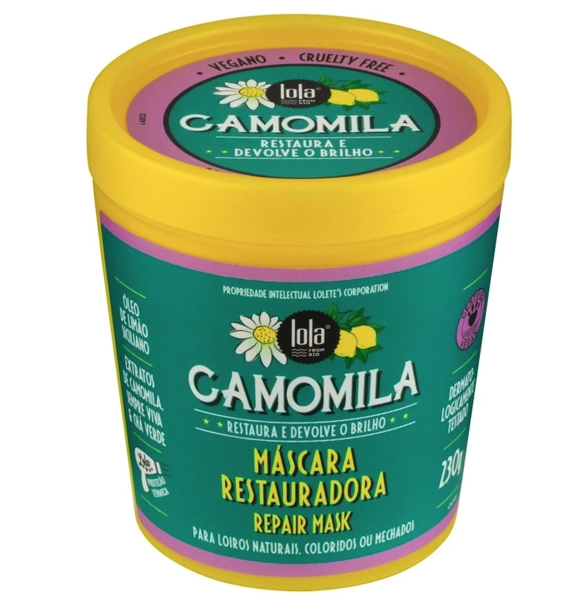 Lola From Rio LOLA iš RIO - CAMOMILA atkuriamoji blondinių plaukų kaukė 230 g