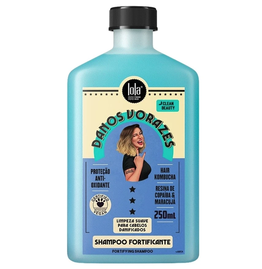 „Love Lola Cosmetics“ stiprinamasis šampūnas nuo pažeidimų, 250 ml