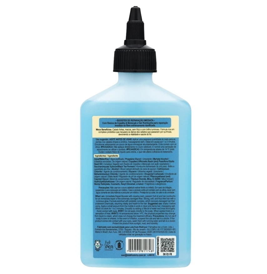 Lola From Rio Lola Cosmetics Danos Vorazes Booster Reparaçáo Inmediata, 250 ml