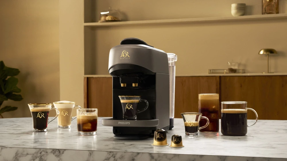L'OR - Barista Absolu kavos aparatas - pilkas