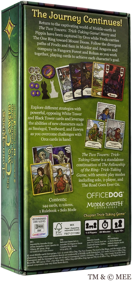 LORD OF THE RINGS Office Dog The Two Towers: Trick-Taking Game