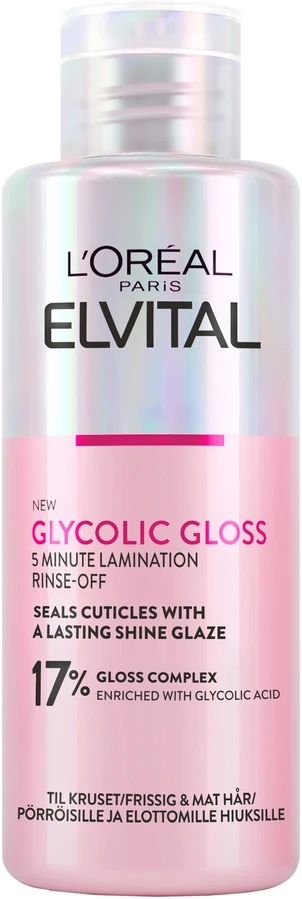 „L'Oréal Paris Elvital Glycolic Gloss“ nuplaunamas kondicionierius normaliems plaukams, 200 ml