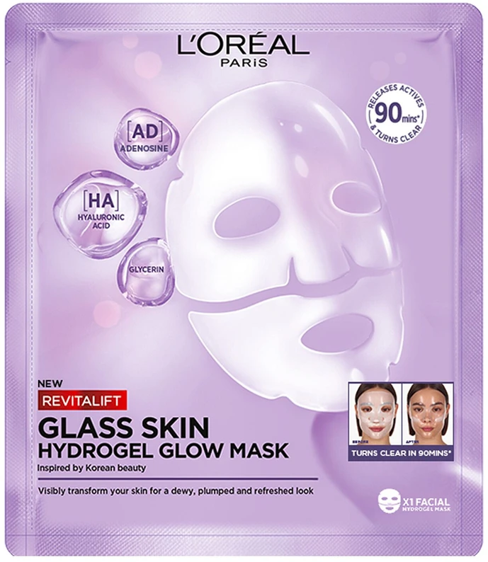 L'Oreal Paris - Revitalift Filler stiklinė veido kaukė 1 vnt.