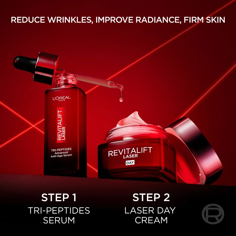 L'Oréal Paris - Revitalift lazerinis Tri-Peptides Advanced Anti-Age serumas - 30 ml