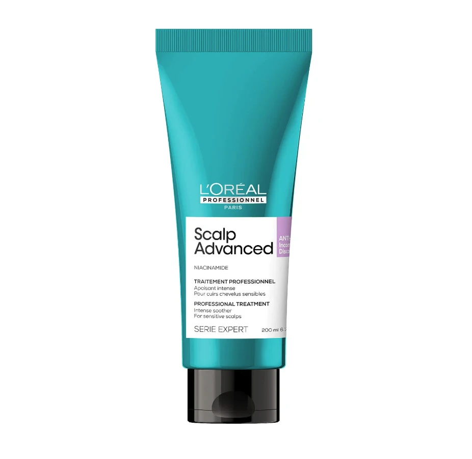 Raminanti priemonė jautriai galvos odai L'oreal Professionnel Scalp Advanced Anti-Discomfort Intense Soothing Treatment 200ml